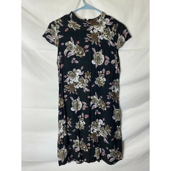 C brand Dresses & Skirts - C BRAND WOMENS SIZE SMALL 2/4 ORIENTAL STYLE DRESS BACK CUTOUT FLORAL Asian S
